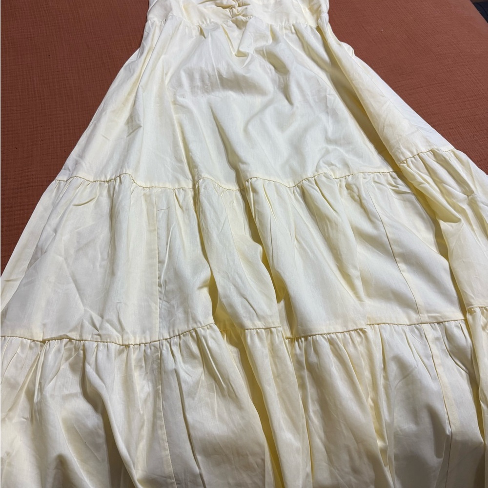 Elegant Cream Maxi Dress